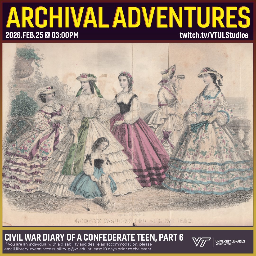 VT Libraries tweet media