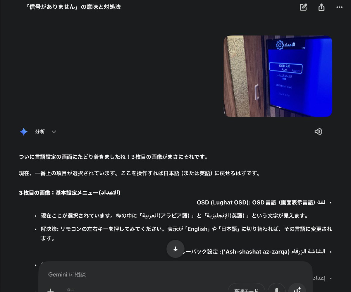 Geminiちゃんありがとう