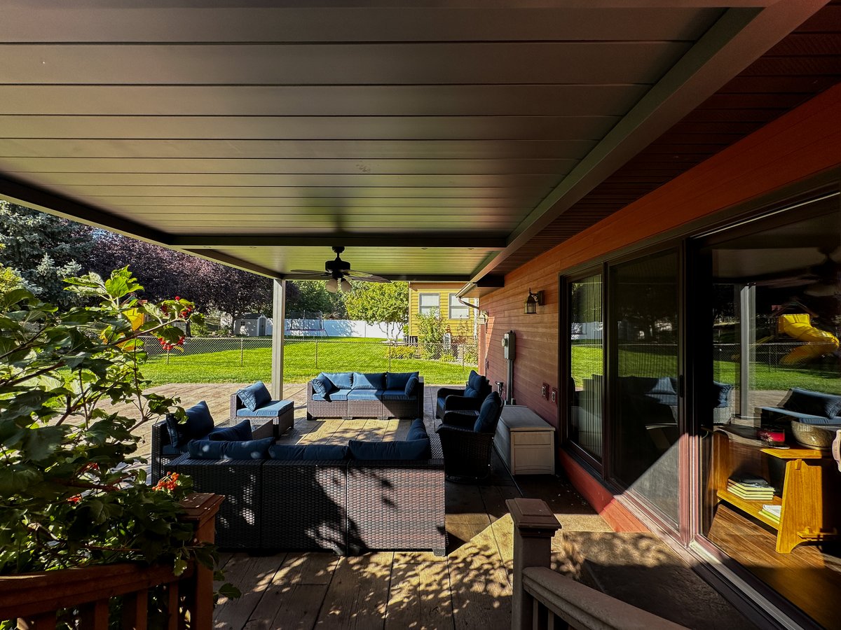 HeritageExt's tweet photo. Built for gathering. Built for North Dakota nights.
Two custom Azenco pergolas with integrated lighting — creating a space where memories are made.

#HeritageExteriors #Azenco #OutdoorLiving #BismarckND https://t.co/syxKQIKA1X