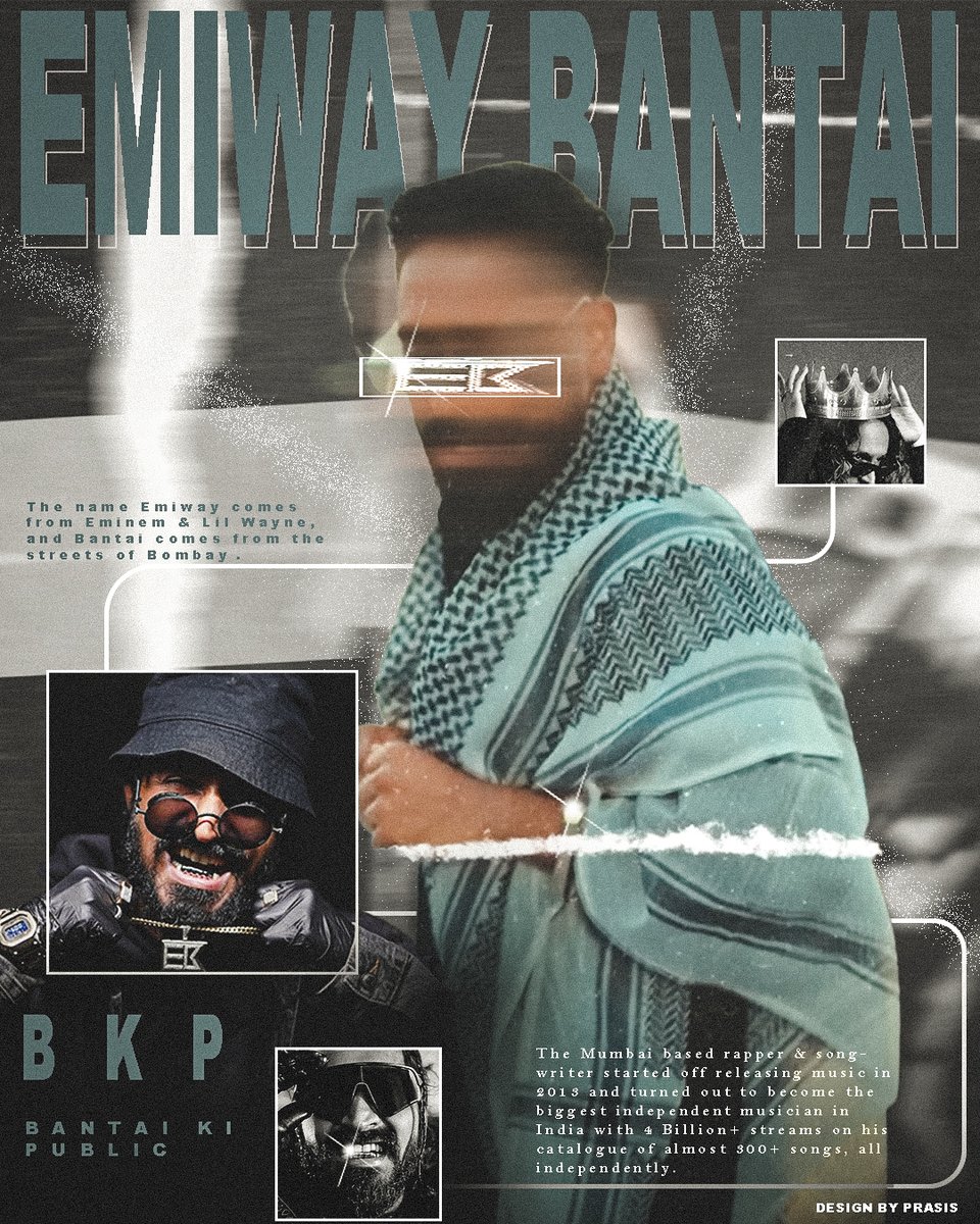 IAMprasis's tweet image. EMIWAY BANTAI 

#dhh #Indianhiphop #EmiwayBantai #BKP