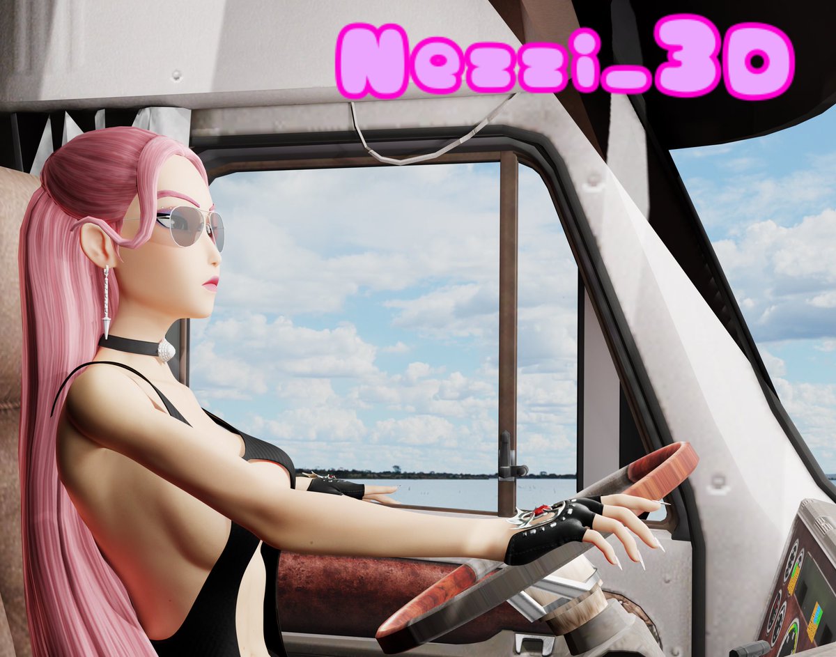 Nezzi_3D's tweet photo. Trucker girl Mira 🩷

#KPOPDEMONHUNTERS 
#polytrix (au)
#kpdhfanart 
#kpdh 
#kpopdemonhuntersfanart https://t.co/ZWpg1EHsht