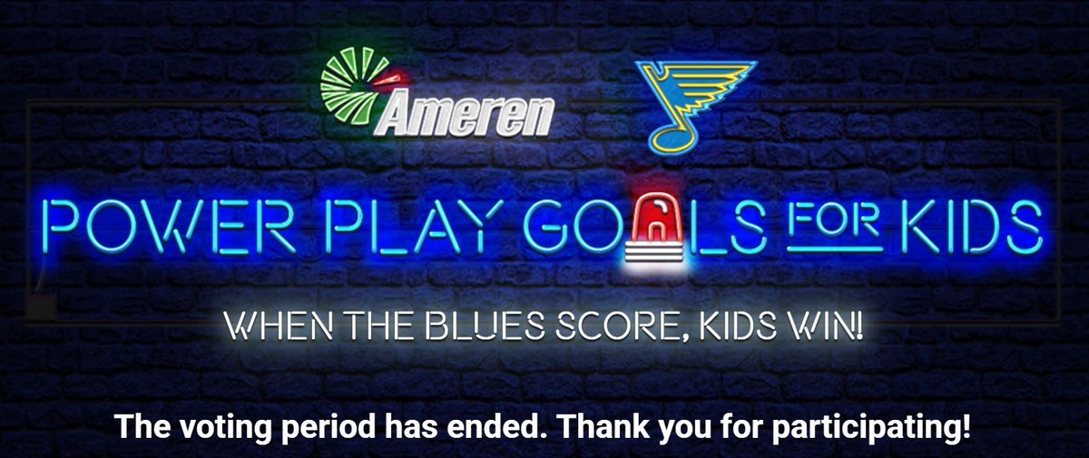 RiverbendHSFS's tweet photo. Thank you to everyone who helped cheer us on in this year’s Power Play Goals for Kids campaign! We’re so grateful to receive a $1,000 runner‑up donation from @AmerenCorp &amp; the @StLouisBlues. And big congratulations to @Caritas1947 on the grand‑prize win! 💙 https://t.co/fP2VHqNXL7