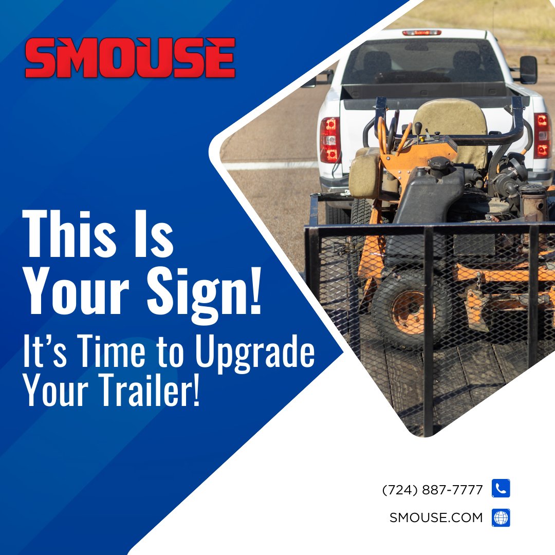 SmouseTrailers's tweet photo. Don’t let an old trailer slow you down this spring. Smouse makes upgrading easy with trade-ins, financing, and instant approvals. Shop now at https://t.co/ghsonSaRuM ! #Smouse #TrailerDeals #SpringPlans https://t.co/BITpsw19sP