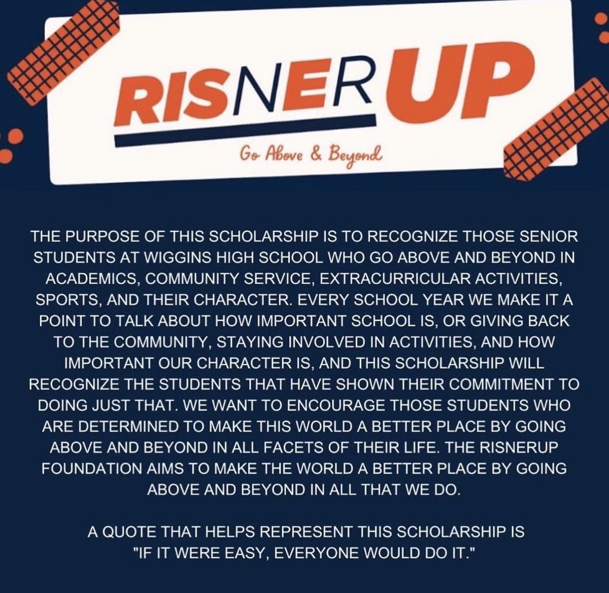 RisnerUP Foundation tweet media