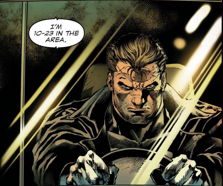 Review: Punisher #1 (2026) by Percy, José Luís Soares, Oren, Frank D'Armata, cover by David Marquez and colored by Guru FX. 
What a stellar team, from the writing to the art itself. 
Frank is still dealing with the fallout of taking the chip out of his head, but that doesn't stop