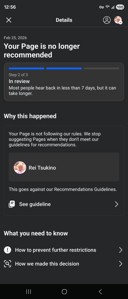 I dont use FB activly but im so sick of AI everything flagging any tiny thing. My PFP there isnt violating anything and of course they cant give specific info as to why 🙄