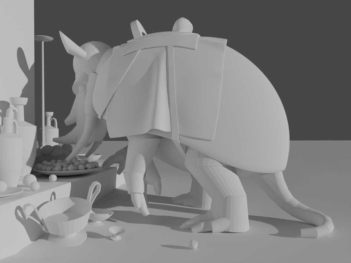nicktperry's tweet photo. I made a 3D maquette for this project. https://t.co/htQPds8Fk0