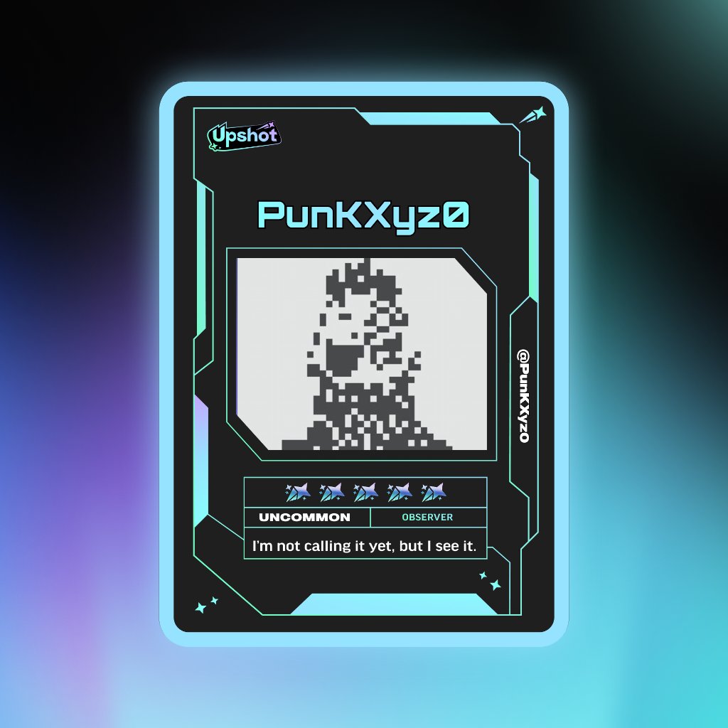 Just ripped my Predictor Card!

Ready to claim instant cash prizes, free packs and more.

Welcome to Prediction Play on <a href="/upshot_cards/">Upshot</a>

Your turn
beta.upshot.cards/?code=8e89d6b7