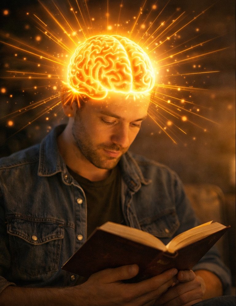 Kitap okumak zekayı geliştirir... 🧠💛