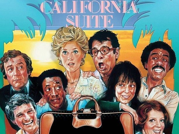TalkingPicsTV's tweet image. The misadventures and struggles of four sets of guests staying at....

CALIFORNIA SUITE (1978) 10:45pm #JaneFonda #MaggieSmith #MichaelCaine #WalterMatthau #RichardPryor comedy-drama #TPTVsubtitles