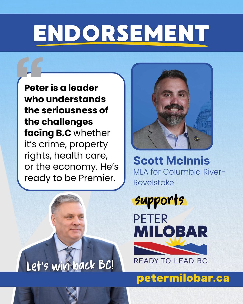 Scott McInnis MLA tweet media