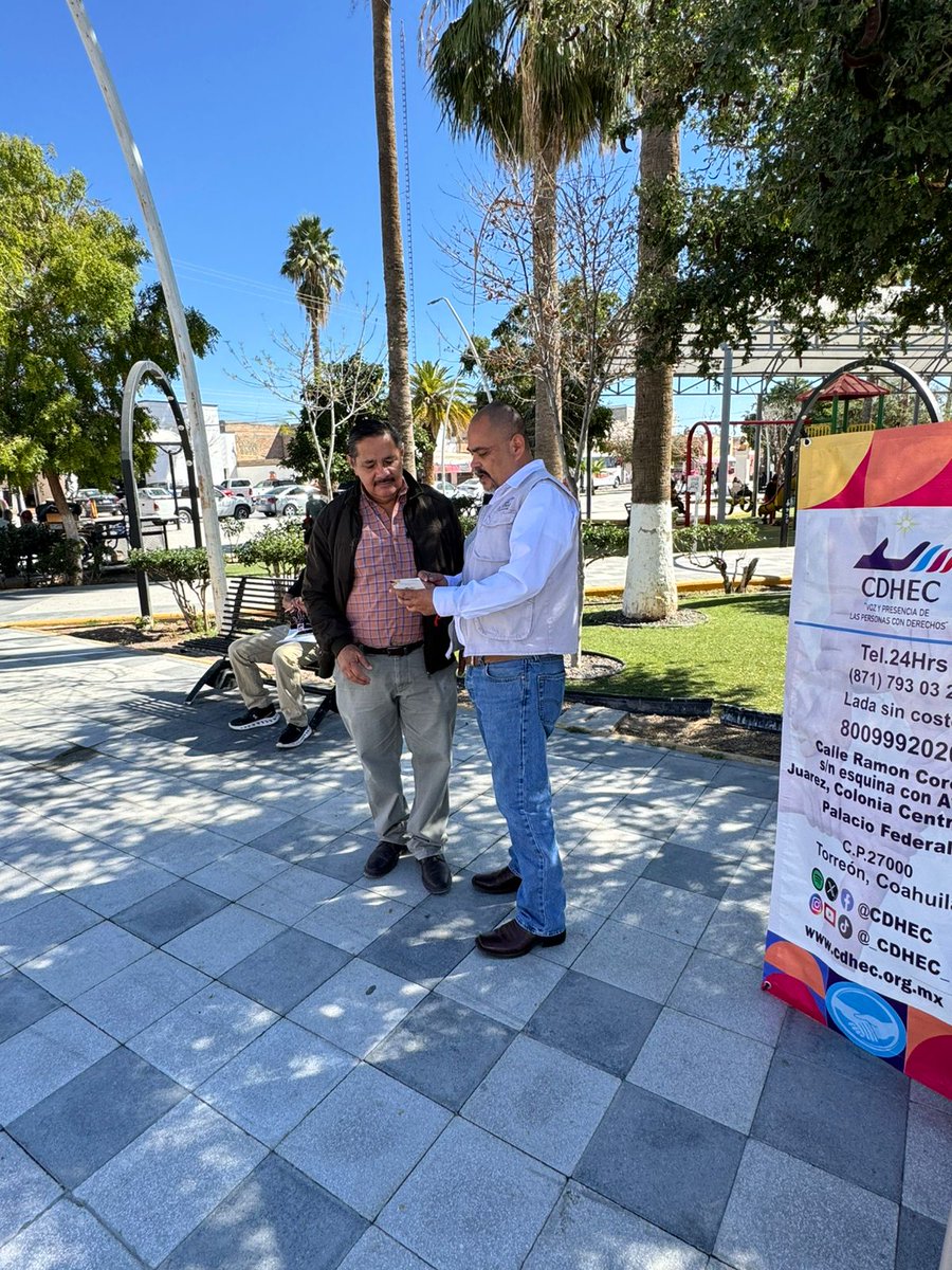 CDHEC's tweet photo. #BrigadasCDHEC El pasado 17 de febrero, él #Ombudsmóvil estuvo presente en el municipio de #Matamoros; personal de la Segunda Visitaduria Regional y la Visitaduria Itinerante llevaron a cabo una Brigada en la que dieron a conocer los servicios que brinda la #CDHEC.

#DDHH https://t.co/Fduua8KF4q