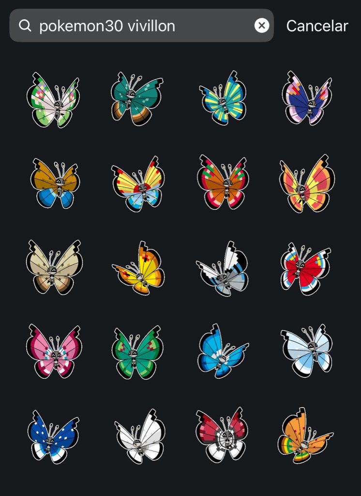 VidaDeTreinador's tweet photo. Atenção, gays! O biscoito agora é no Instagram! 

A Pokémon Company lançou TODOS os pokes no GIPHY, inclusive megaformas e vivillons (mas alcremies não) para você preencher qual seria seu time favorito e postar no Reels! Basta fazer a busca usando “pokemon30” + nome do Pokémon. https://t.co/Yv1RPi65nj