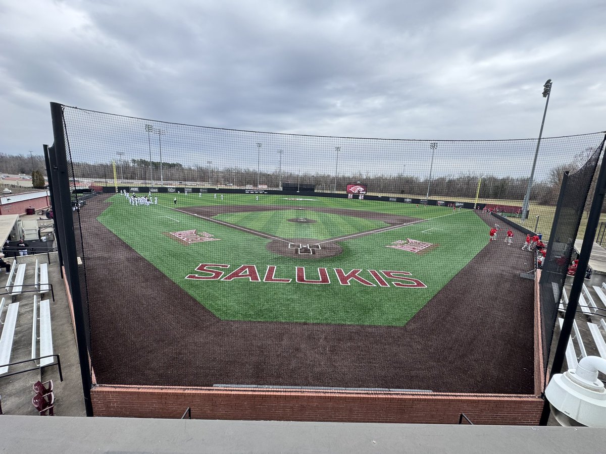 My view for the Saluki Baseball home opener versus Miami (OH).