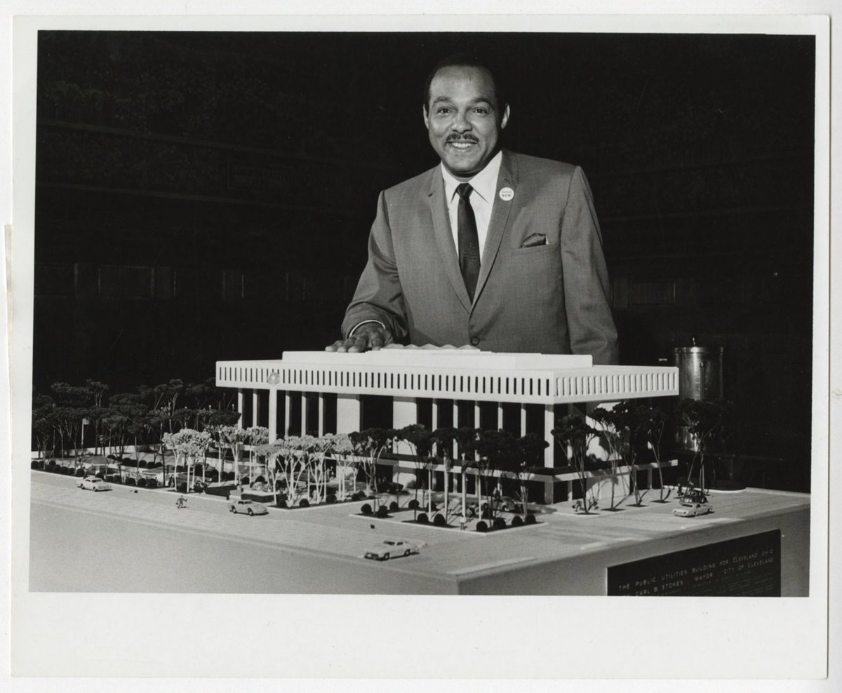 As we near the end of Black History Month, we honor Carl B. Stokes, the namesake of our Public Utilities Building. As Cleveland's first Black mayor, he championed social justice and modernized the city's water system and electrical infrasturcture.