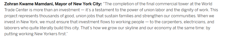 DPoolAU's tweet photo. I am so sorry Mayor Mamdani what is this chat gpt statement for amex's new hq building at wtc https://t.co/wp9oPc9QaN