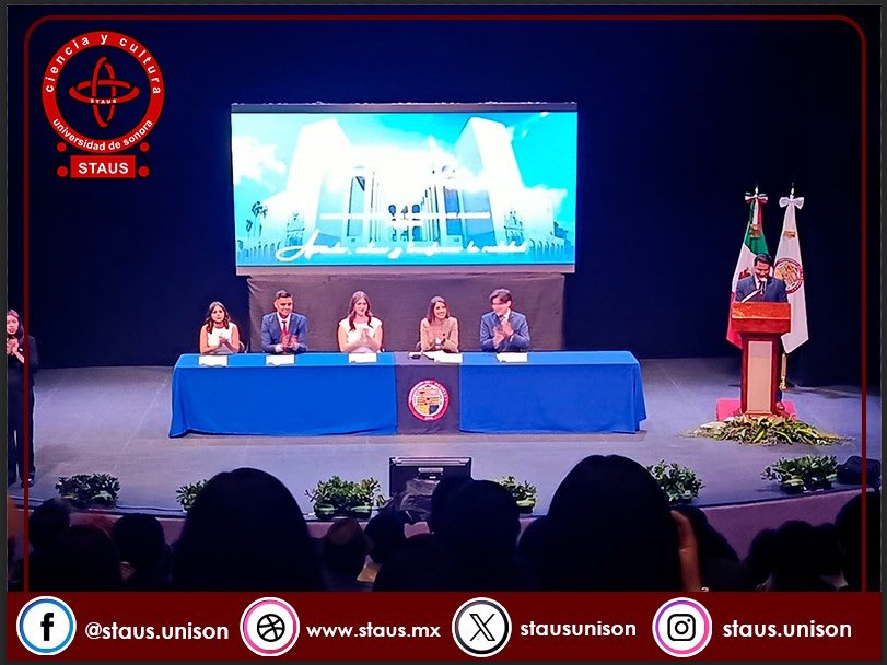 stausunison's tweet image. El #STAUS felicita al nuevo Comité del #CESA de la Unison (2026-2028).

Reconocemos el liderazgo de su presidenta, Angela Carrasco, y su visión inclusiva para el estudiantado. 🤝

La colaboración entre académicos y alumnos es clave para una universidad crítica y comprometida.