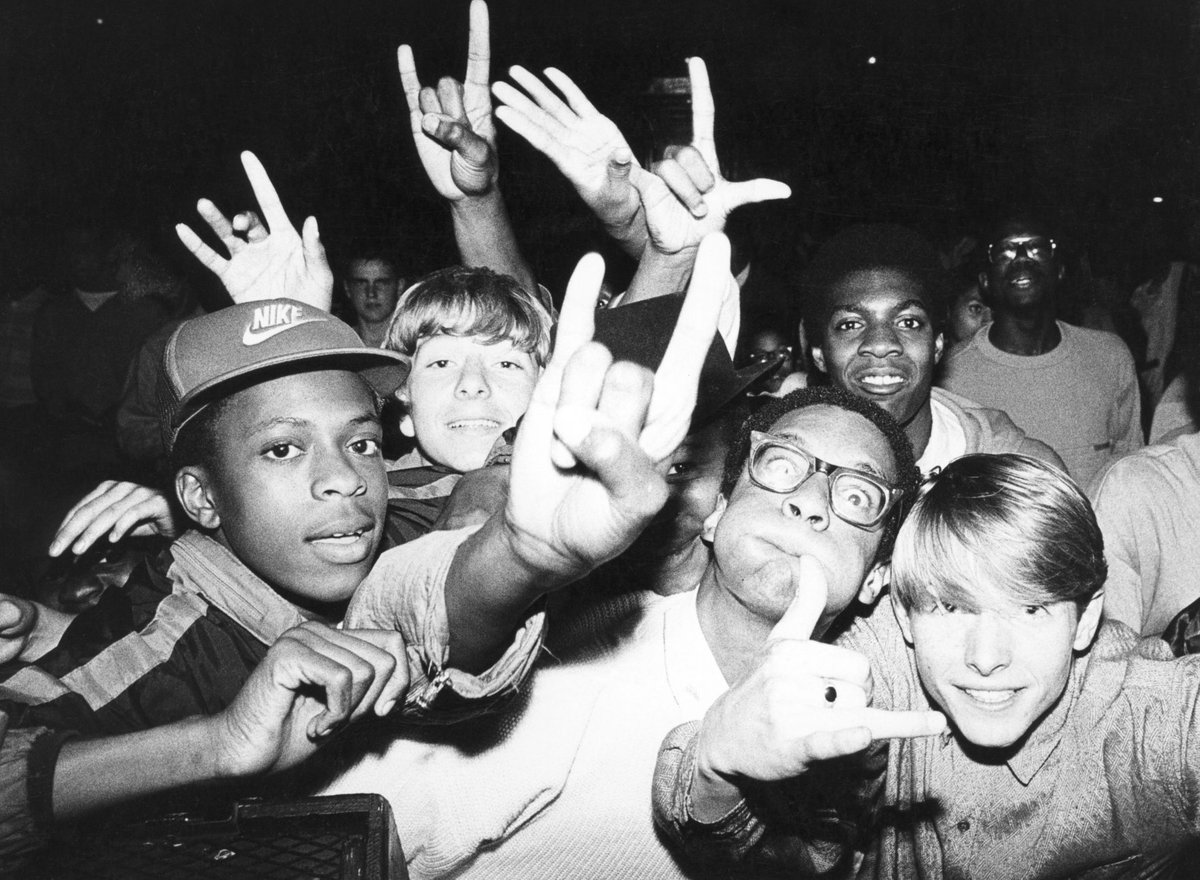 itchradio's tweet photo. Normski asked for a bike. His mum bought him a camera instead.  

He used it to capture UK hip hop before the world took it seriously. Camden. Breakdancers. MCs. 

U.K. youth culture in motion. https://t.co/oBkV30InZS