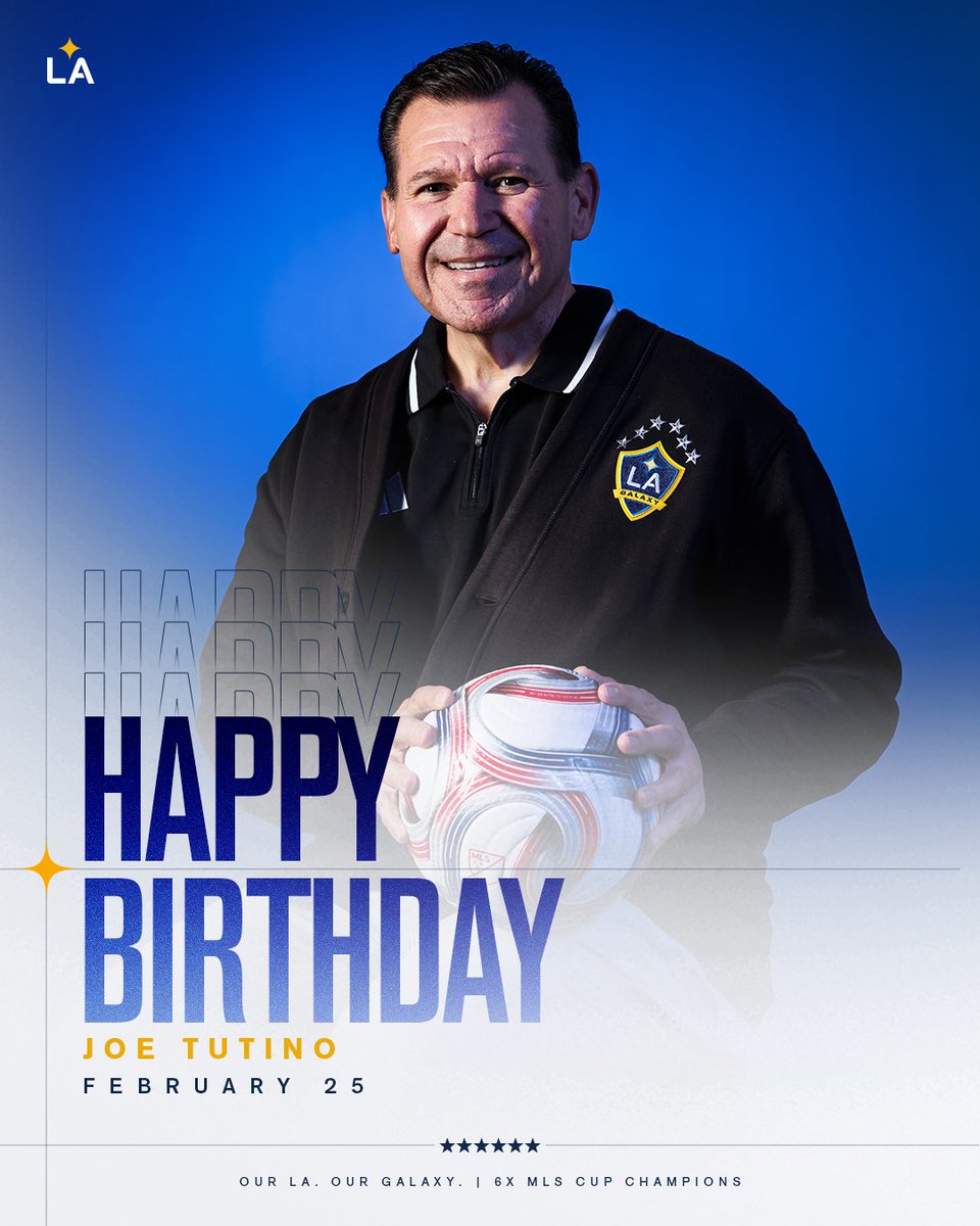 LAGalaxy's tweet photo. Happy Birthday to the 'Voice of the LA Galaxy', @joetutino 🎈 https://t.co/8nHT5kHQBb