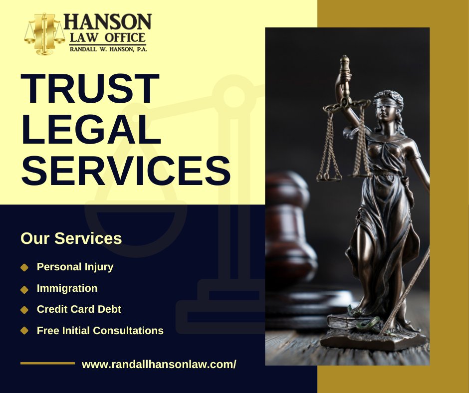 RandallWHanson's tweet photo. When you need experienced and trusted legal guidance, we’re here for you. ⚖️ At the Law Office of Randall W. Hanson, we’re committed to protecting your rights and helping you move forward with confidence.
📞 - (407) 491-2656
💻 - https://t.co/HqVFjdY8ZM https://t.co/UbJ993lI9G