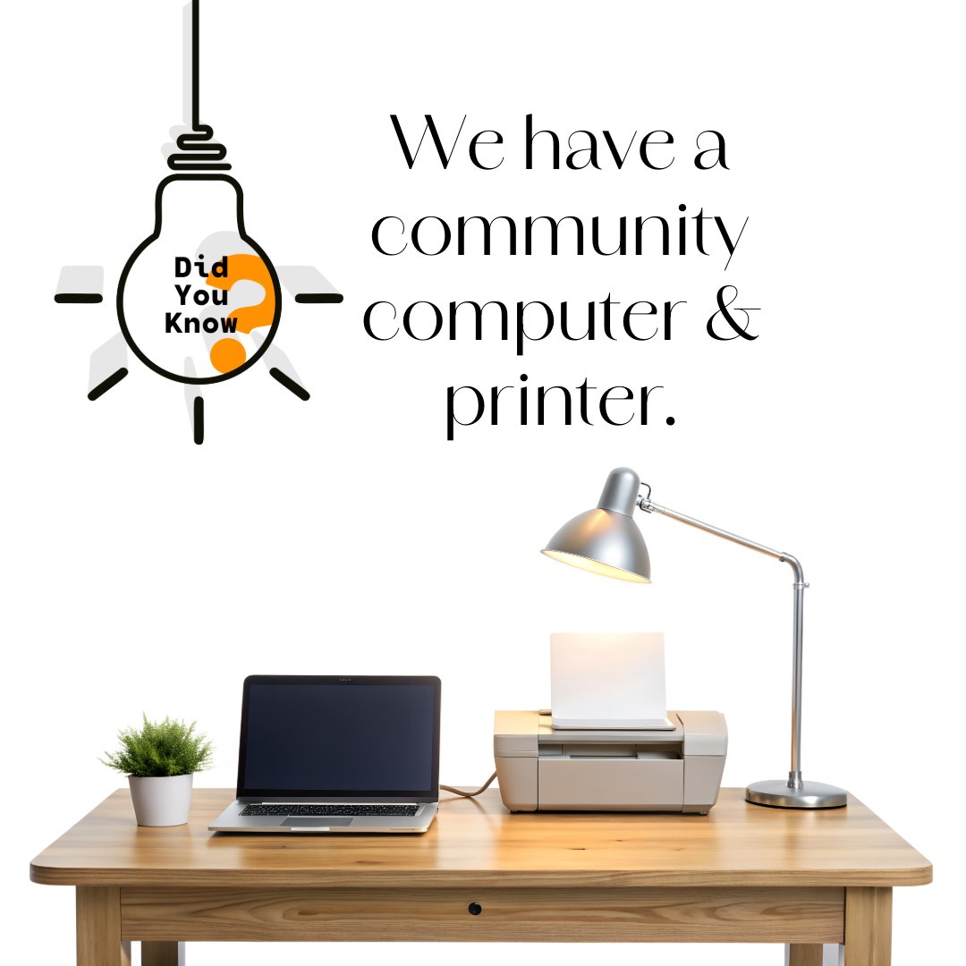 BCThriving's tweet photo. Need to print documents, apply for jobs, or access online services? Our community computer and printer station is here to help.

#community #peoplehelpingpeople https://t.co/YXUG6QQGBf