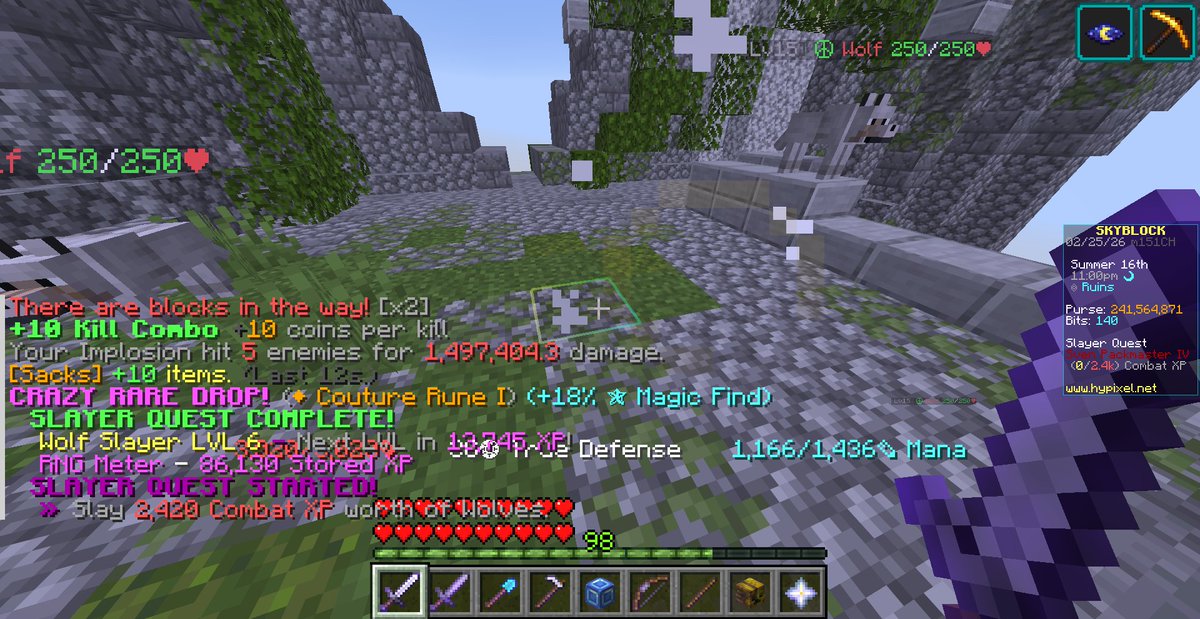 AkiminGames's tweet photo. 今日からHubが変わったり、Skyblockに入れるバージョン変わったみたいだけど、オバフラ解放して作った！ https://t.co/qyxwL4dus3