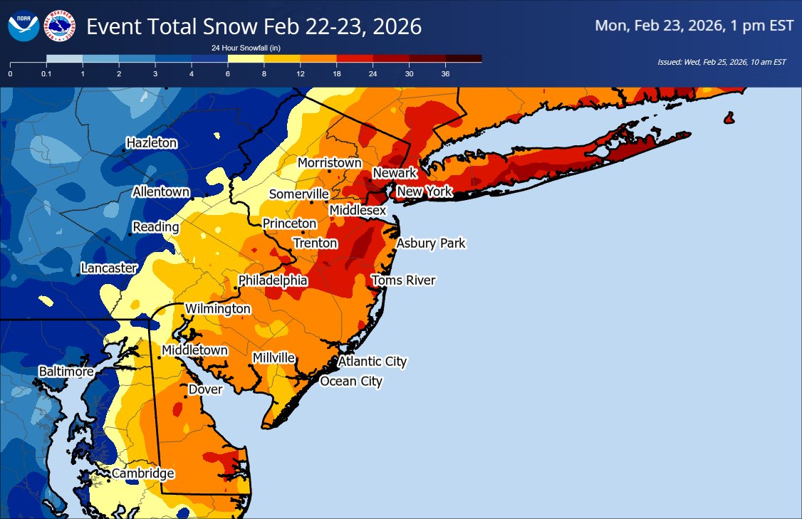 NWS Mount Holly tweet media