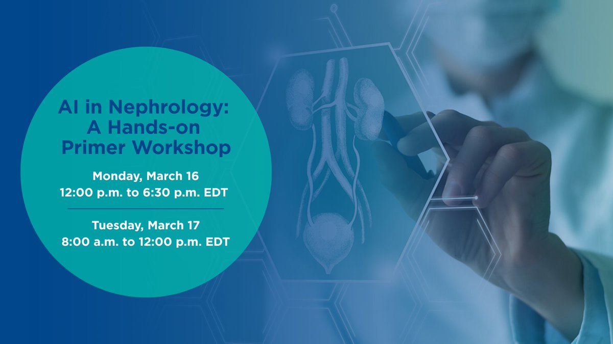 American Society of Nephrology tweet media