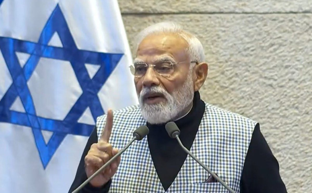 Indian PM Narendra Modi condemns terrorist attack by Hamas on 7th October 2023, today in #Israel 

"I also carry with me the deepest condolences of the people of India for every life lost and for every family whose world was shattered in the barbaric terrorist attack by Hamas on