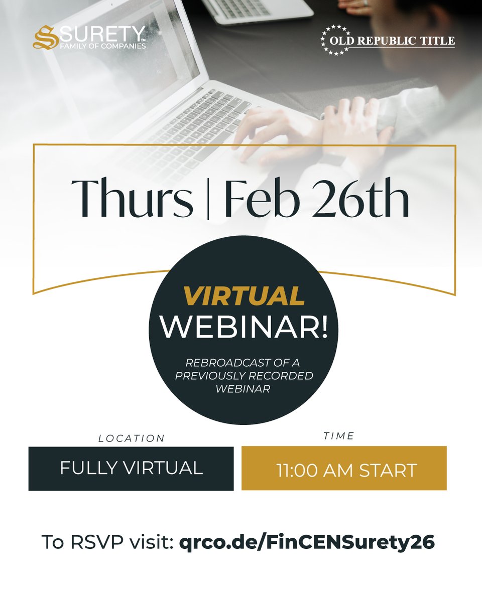 Surety Title Company tweet media