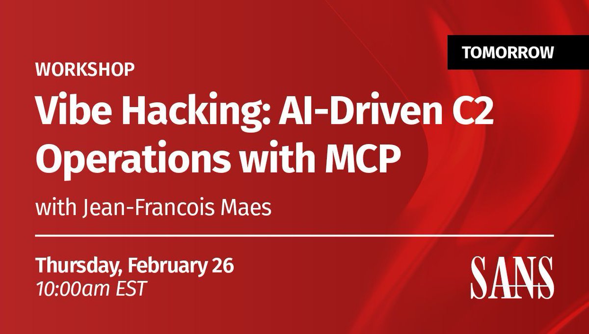 SANS Offensive Operations tweet media