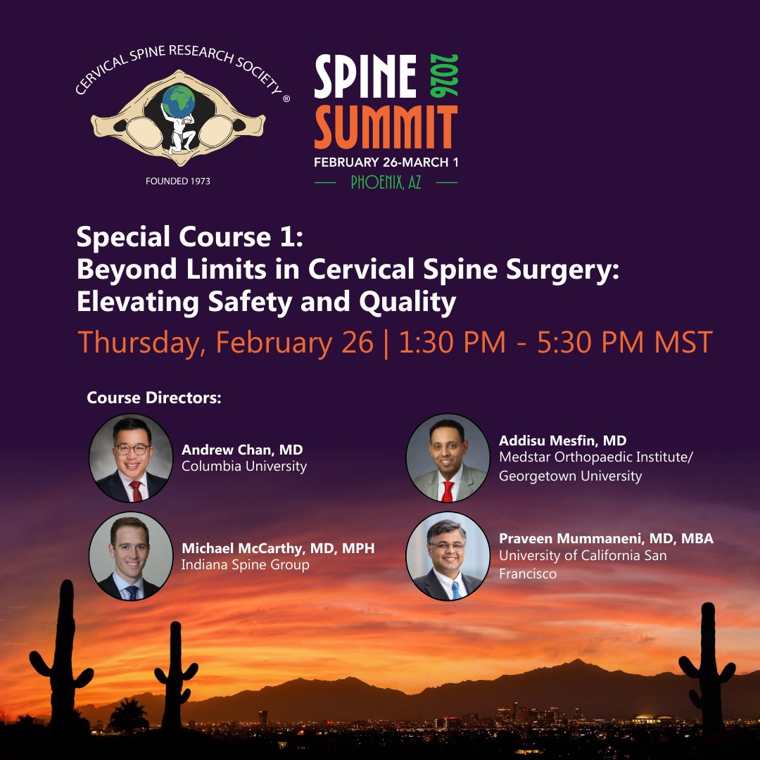 Cervical Spine Research Society tweet media
