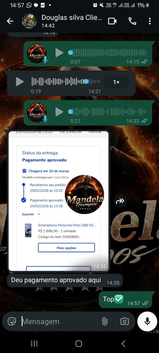 Mandelinhaccs's tweet photo. Boa tarde pra todos família 💸
Aprovações do dia✅👑 Trampo pelo certo referência em toda Net 💰vem que qualquer dúvida eu explico https://t.co/m4m5gmlwD9