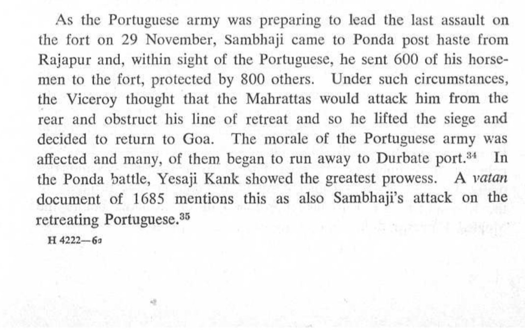 In 1683, Chhatrapati Sambhaji Maharaj charged into Ponda Fort with just 600 Mavalas
facing 3,700 Portuguese army &amp; 20 cannons
Original letters reveal that despite having him in their sights, the soldiers were so paralyzed by "dread" that NO ONE dared to fire a single trigger🗿🔥