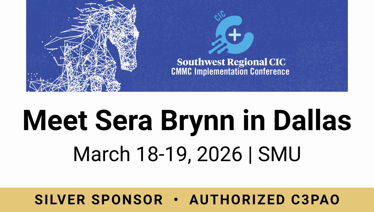 SERA BRYNN | Authorized CMMC C3PAO tweet media