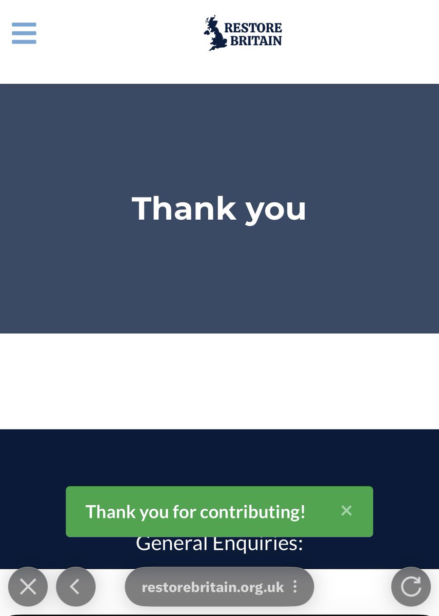 New donation of $2700 for <a href="/RupertLowe10/">Rupert Lowe MP</a> &amp; <a href="/RestoreBritain_/">Restore Britain</a> thanks to $BRITAIN Token.

We have donated a total of $32,700

We are still on the right track to take the UK where they really deserve it.