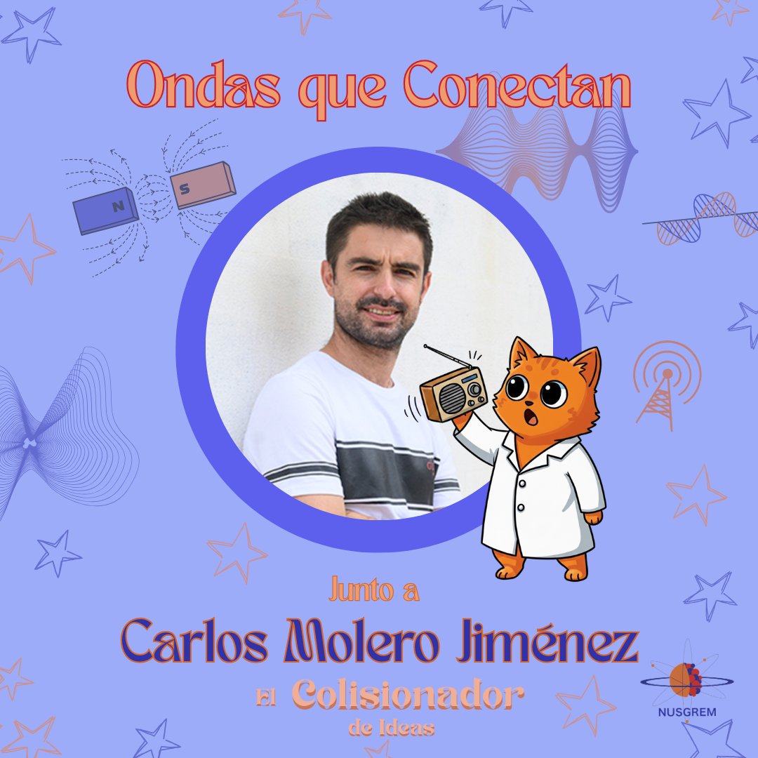 colisionaideas's tweet photo. 🐱 NUEVO EPISODIO 🐱

En este episodio tenemos como invitado a Carlos Molero Jiménez, que viene a hablar acerca de métodos modernos para controlar ondas electromagnéticas y de la importancia de la comunicación en la ciencia. https://t.co/rC5xPUBRTQ