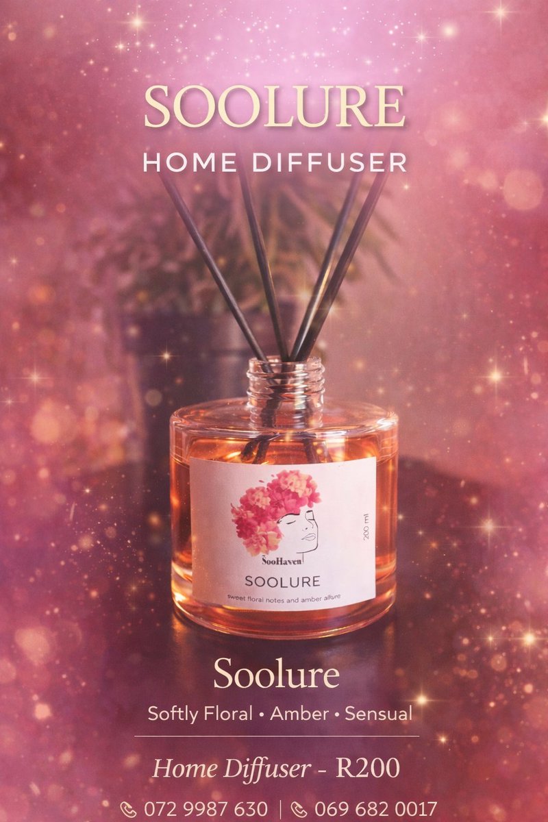ThatowaOntla's tweet photo. 🌙 Midnight Haven – Bold mint and citrus wrapped in smoky elegance
🌸 Soolure – Soft floral notes blended with warm amber sensuality
🍃 Haven Dew – Fresh botanical aromas with a tranquil ocean breeze
Price: R200 each
📞 072 9987 630
📞 069 682 0017
Delivery available.
#homealone https://t.co/DKvUj5poe6