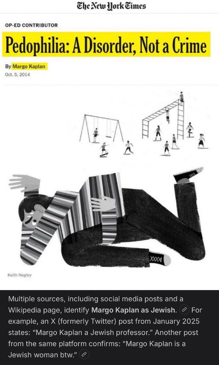 The usual suspects continue to normalize their pedo crimes! 

Meet Margo Kaplan, yes she is!