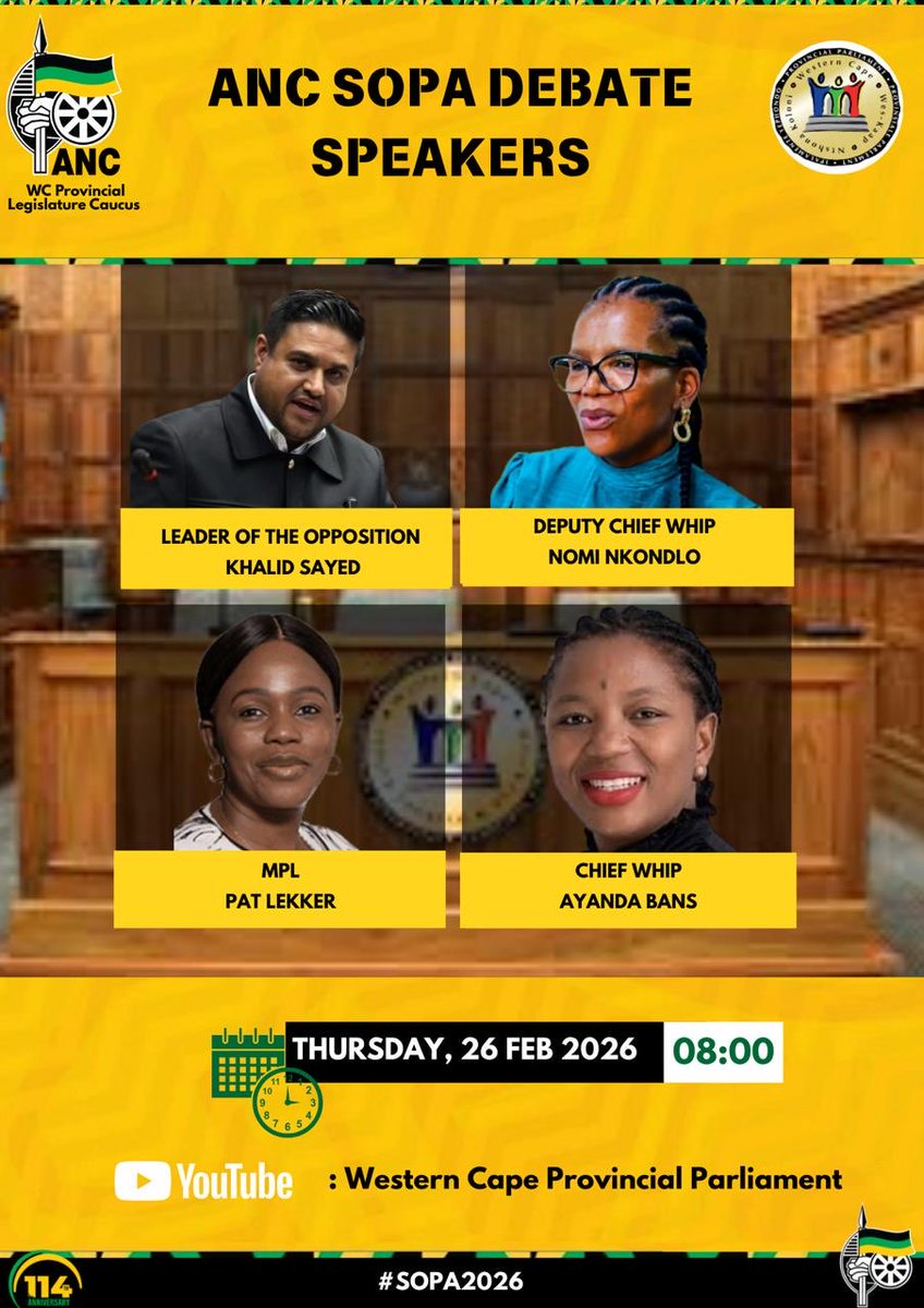 ANC Western Cape Caucus tweet media