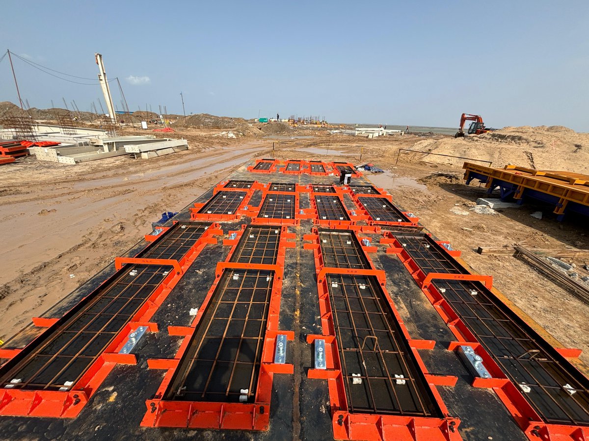 TeamTechF's tweet photo. Engineering precision. Powering progress.

TeamTech Formwork Solutions delivered high-accuracy formwork systems for the L&amp;T Khavda Precast Project in Kutch, Gujarat, ensuring precision, durability, and site efficiency in demanding conditions.

#TeamTech #Precast #Infrastructure https://t.co/w3iq6igmrG