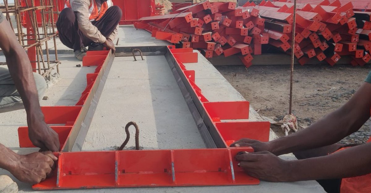 TeamTechF's tweet photo. Engineering precision. Powering progress.

TeamTech Formwork Solutions delivered high-accuracy formwork systems for the L&amp;T Khavda Precast Project in Kutch, Gujarat, ensuring precision, durability, and site efficiency in demanding conditions.

#TeamTech #Precast #Infrastructure https://t.co/w3iq6igmrG