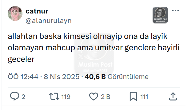 Müslüman Tweet tweet media
