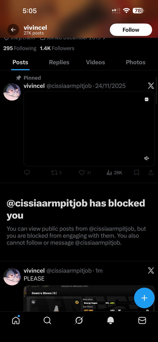 i got blocked again and my ass didn’t even realise 😭😭😭