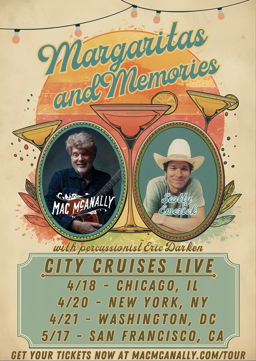 macmcanally's tweet photo. Catch Mac McAnally on City Cruise Live with special guest @ScottyEmerick! 

Tickets: https://t.co/2nCQ5BN9aO https://t.co/lQDYs7I8bu