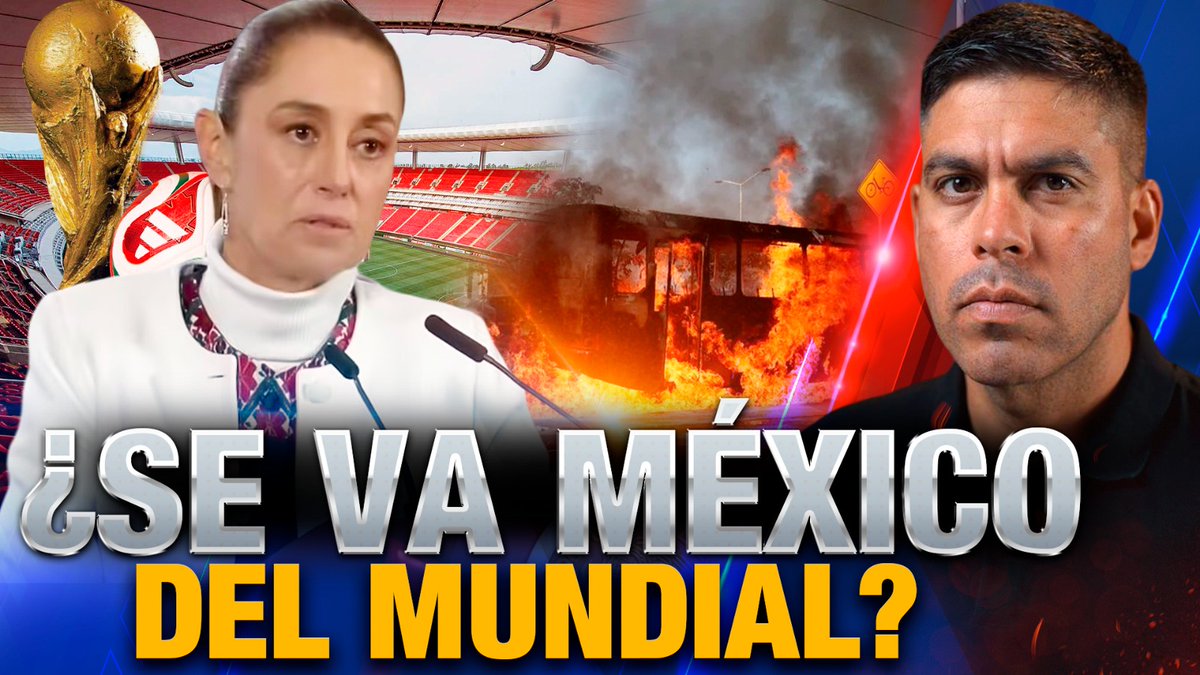 El gobierno de México carece de la capacidad para responder a ataques coordinados del narco, por lo que deben sacarle las sedes del Mundial de Fútbol 2026. 

Aquí mis argumentos:

youtube.com/watch?v=R-3m3h…