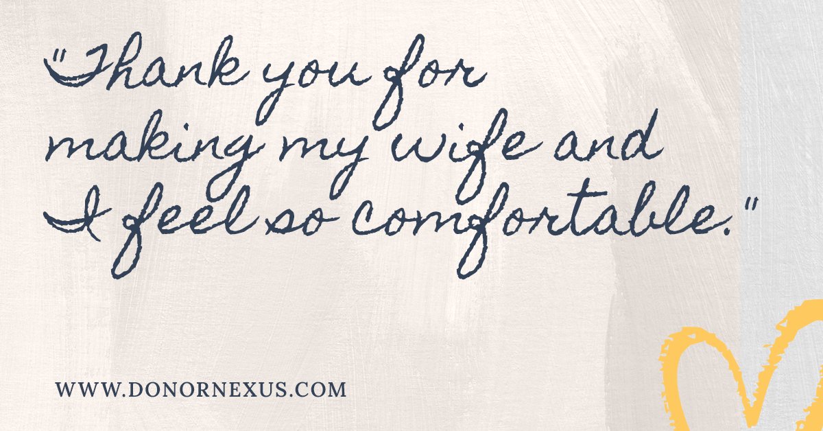 We are grateful to an intended parent for sharing a short but meaningful testimonial 🌱Our goal is to make sure intended parents feel supported, informed, and guided with care. 👶✨

Learn more about how we can support you: hubs.ly/Q0415bmh0

#Family #DonorEggs #DonorNexus