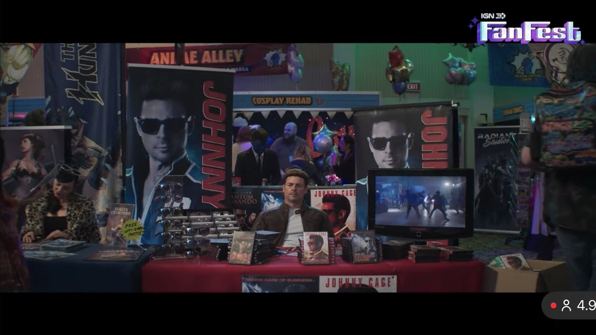 joeyjharold's tweet image. New MK2 trailer is PEAK! Very excited to get home and go frame by frame through it! Love that Johnny starts at a convention 😂 #MortalKombat #MortalKombat2 #MortalKombatMovie #cagecon @Todd_Garner @noobde #IGNFanFest