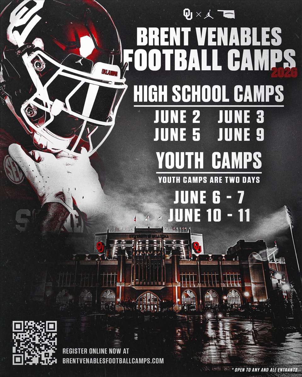 Brent Venables Football Camps tweet media