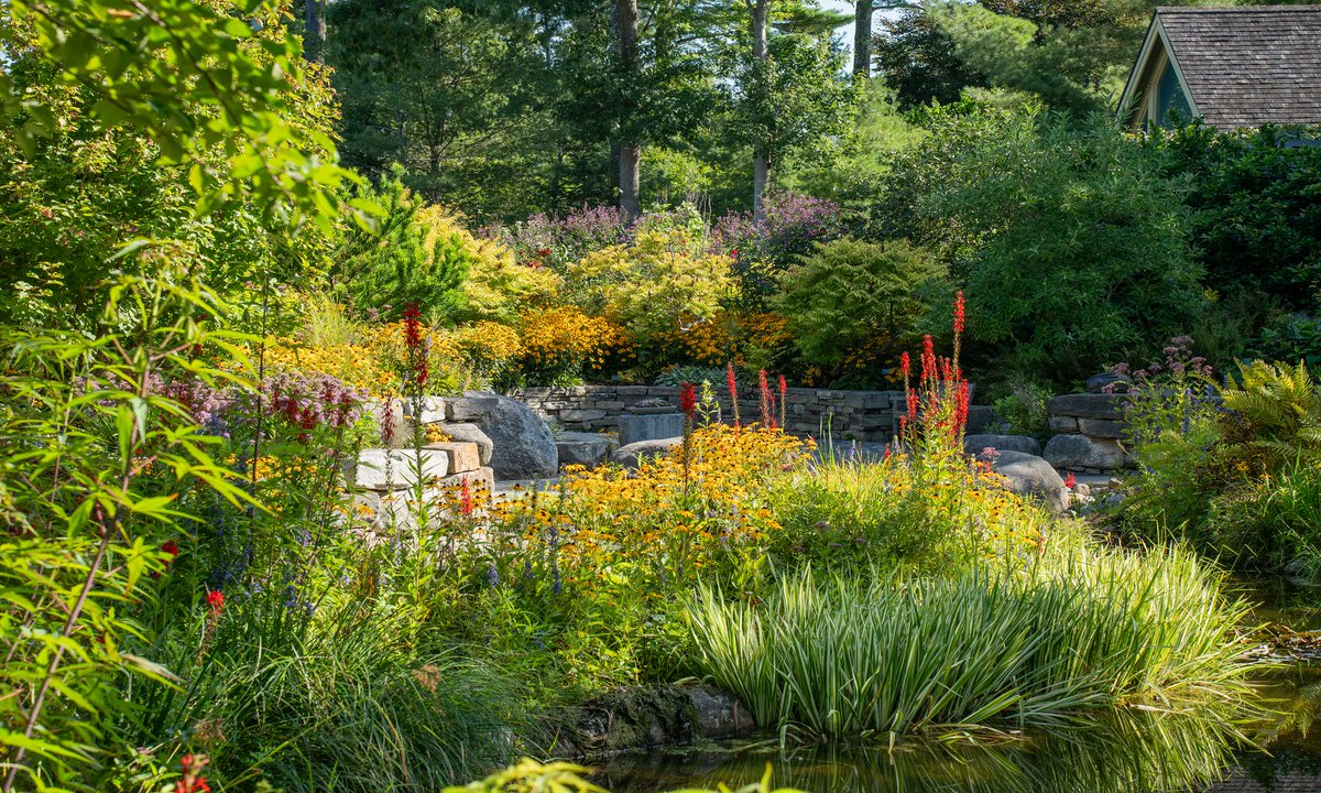 Homes &amp; Gardens recently included one of our clients favorite destinations in Maine - Coastal Maine Botanical Gardens in Boothbay! Read the article on the 21 Most Beautiful Gardens in the World here: bit.ly/4kS7Qtz